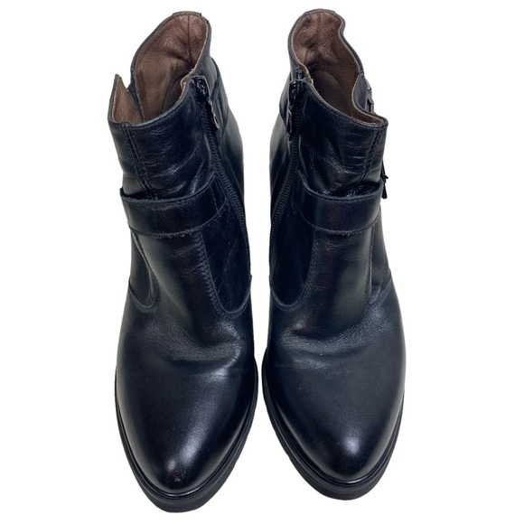 Nero Giardini High Heels Ankle‎ Boots Plateau Black Leather Womens 8.5 US 39 EU - Picture 4 of 16